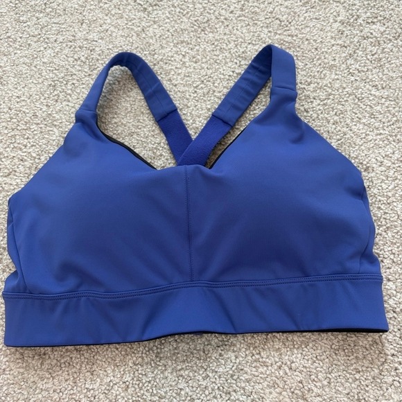 oiselle Other - Oiselle High Impact Sports Bra Womens 38C Blue Running Gym Athletic